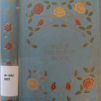 Bible Birthday Book