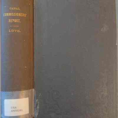Annual Report of the Canal Commissioners State Of New York 1875