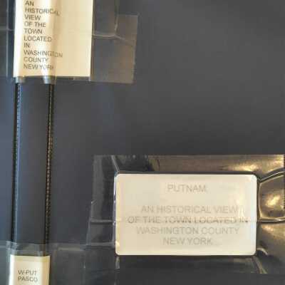 Putnam:A Historical View of the Town Located in Washington County, New York