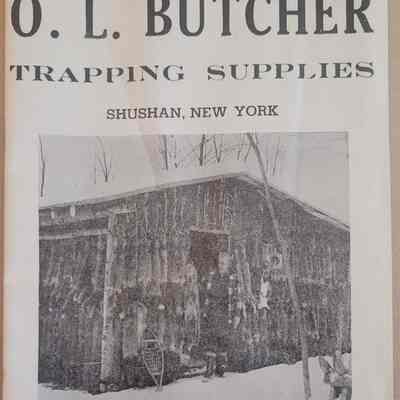 O.L. Butcher Trapping Supplies Catalog Season 1951-1952