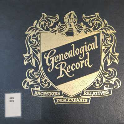 Genealogy--Buckell, Steele, Walker, and More.