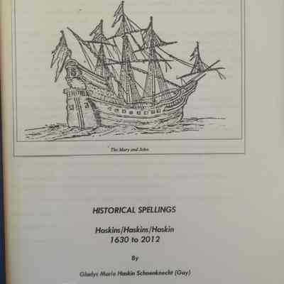 Historical Spellings: Hoskins/Haskins/Haskin