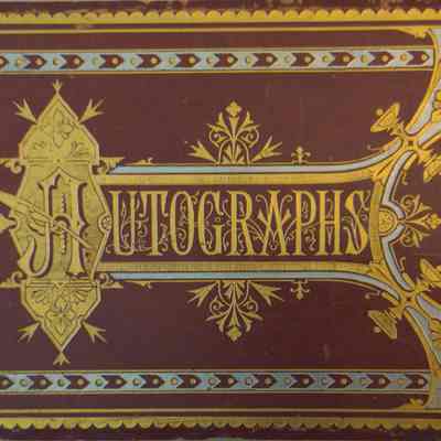 Autograph Album of Maude M. Flowers