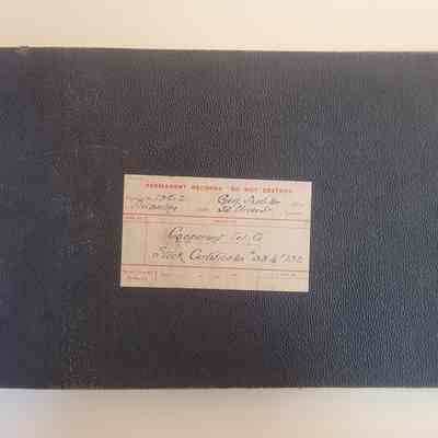 Stock Holders Certificate Book for the Cooperant Telephone Company Dresden, NY 1902- 1903