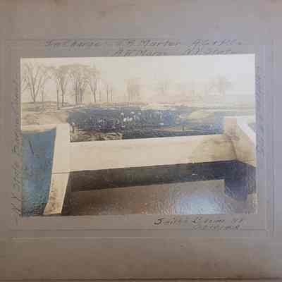 Collection of Champlain Canal Photographs- Work Crew at Smith's Basin