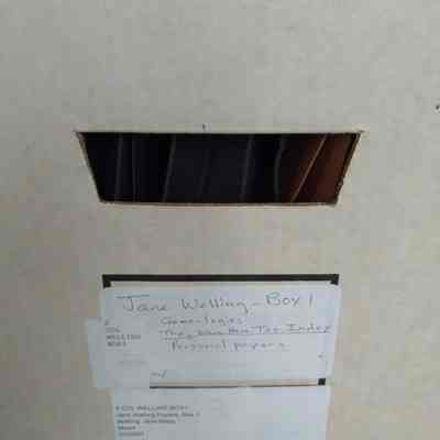 Jane Welling Papers, Box 1