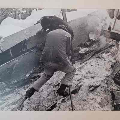 Slate Quarrying In Winter