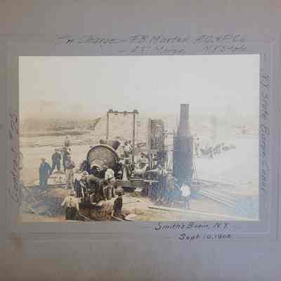 Collection of Champlain Canal Photographs- Work Crew at Smith's Basin