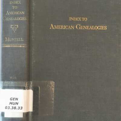 Index to American Genealogies