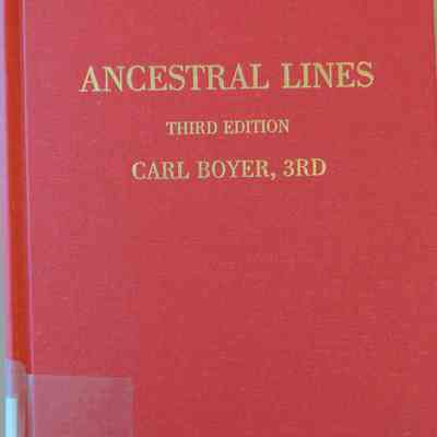 Ancestral Lines, Third Edition
