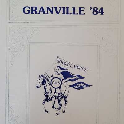1984 Blue and Gold Granville NY Yearbook