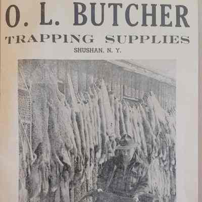 O.L. Butcher Trapping Supplies Shushan, NY Season 1949-1950