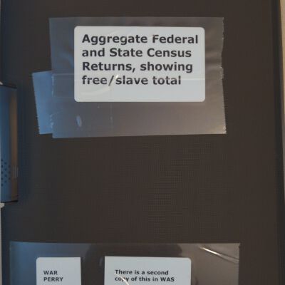 Aggregate Federal and State Census Returns, Showing Free/Slave Totals, 1790-1820