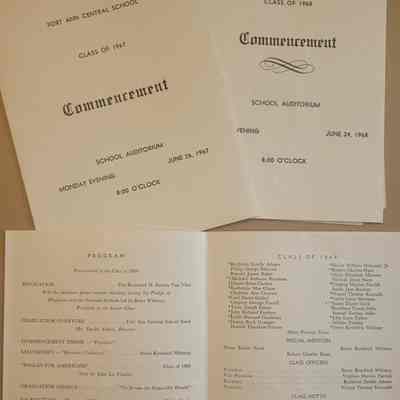 Fort Ann Central School Collection of Graduation Commencement Collection