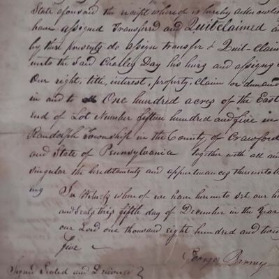 1825 Quit Claim Deed