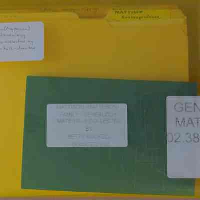Mattison (Matteson) Family - Genealogy Materials