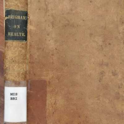 Observations On the Influence Of Religion Upon the Health and Physical Welfare Of Mankind