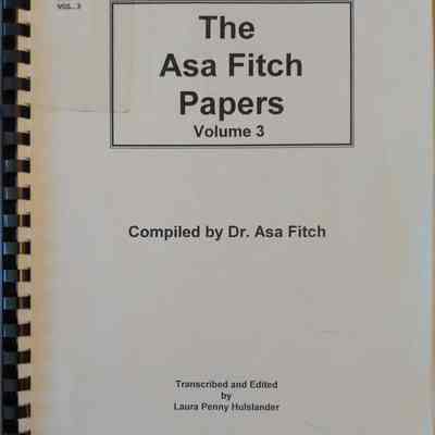 Asa Fitch Papers Vol. 3