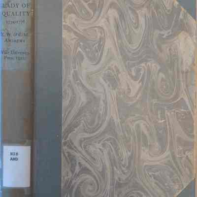 Journal of a Lady of Quality; Being the Narrative of a Journey From Scotland to the West Indies, North Carolina....1774-1776
