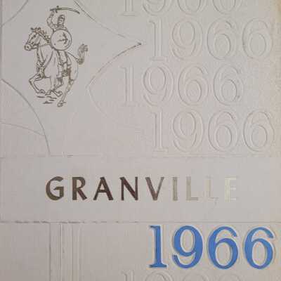 1966 Blue and Gold Granville NY Yearbook