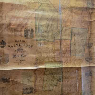 Original 1853 Morris Levey Map of Washington County