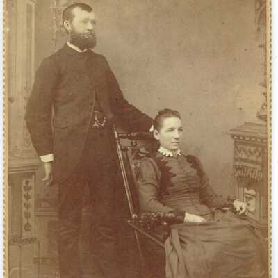 1885 Photograph of Charles McLaughlin and Jean Paterson McLaughlin