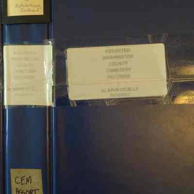 Assorted Washington County Cemetery Records