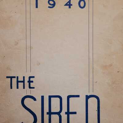 1940 Siren Fort Edward School Yearbook
