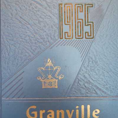 1965 Blue and Gold Granville NY Yearbook