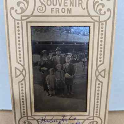 Washington County Fair Souvenir Tintype