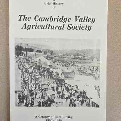 A Brief History of The Cambridge Valley Agricultural Society