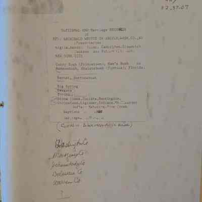 Baptismal and Marriage Records 1792-1840