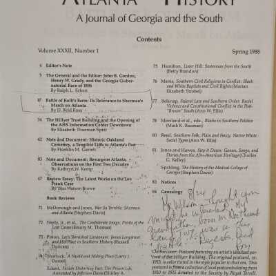 "Battle Of Kolb's Farm: Its Relevance to Sherman's March On Atlanta"