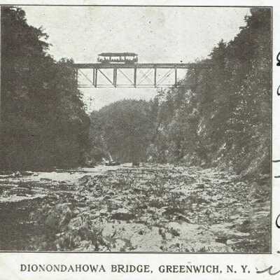 Dionondahowa Bridge, Greenwich, N.Y.