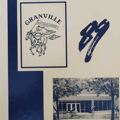 1989 Blue and Gold Granville NY Yearbook
