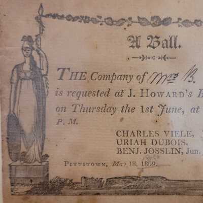 1809 Ball Invitation