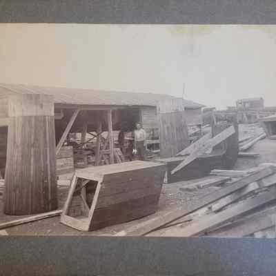 Collection of Champlain Canal Photographs- Work Crew at Smith's Basin