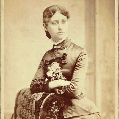 Photograph of Cora Paterson King circa 1885