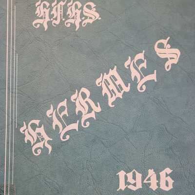 1946 Hermes Hudson Falls NY School Yearbook