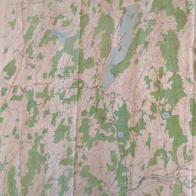 1944 US Geological Survey Map Cossayuna, NY