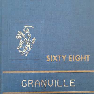 1968 Blue and Gold Granville NY Yearbook