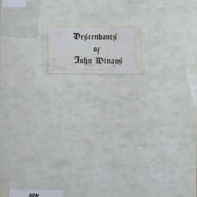 Descendants of John Winans