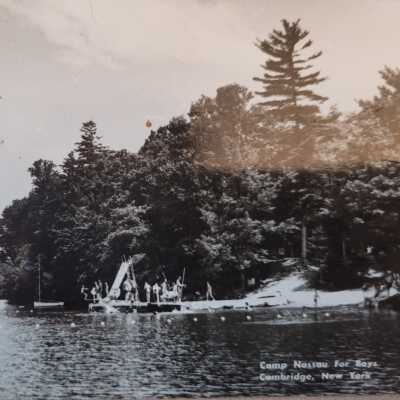 1953 Postcard from Camp Nassau Cambridge, NY (actually Jackson, NY)
