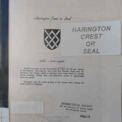Harington Crest or Seal