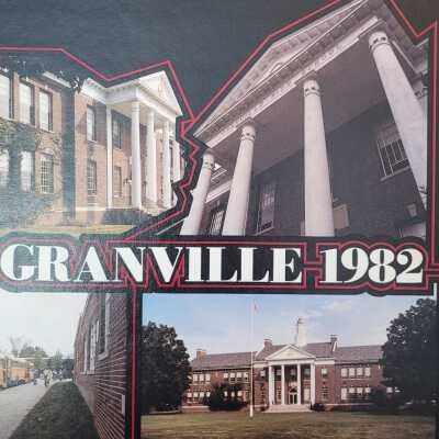 1982 Blue and Gold Granville NY Yearbook