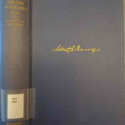 Beveridge and the Progressive Era