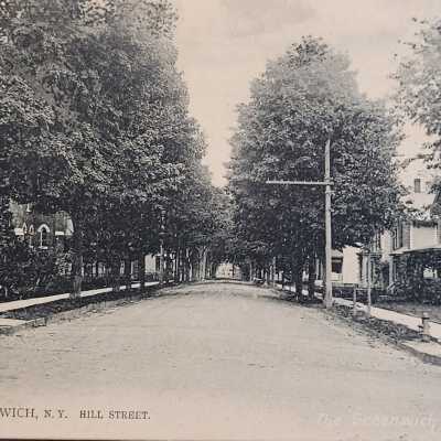 View of Hill Street Greenwich, NY - The Greenwich Pharmacy