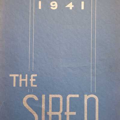 1941 Siren Fort Edward School Yearbook