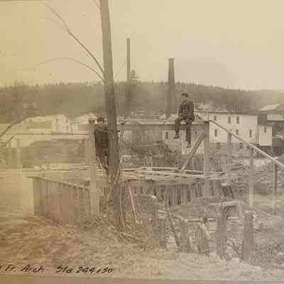 The Construction of the Greenwich and Johnsonville Railroad 1907
