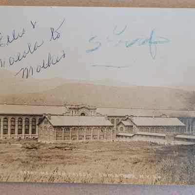 Great Meadow Prision Photo Postcard